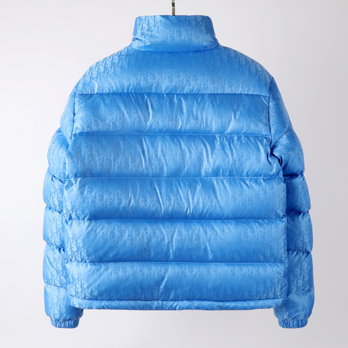 DIOR PUFFER LIGHT BLU LOGO