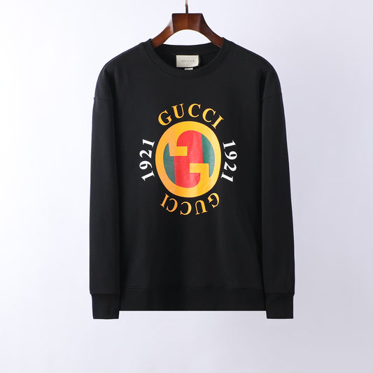 GUCCI FELPA GIROCOLLO LOGO NERO